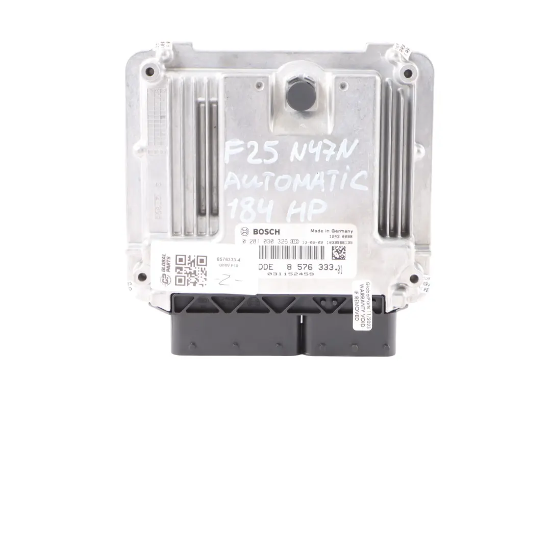 BMW F10 F11 520dX F25 20dX N47N 184HP ECU Kit DDE Key CAS4 Automatic - SKU 8576333-4 - Part number 8576333