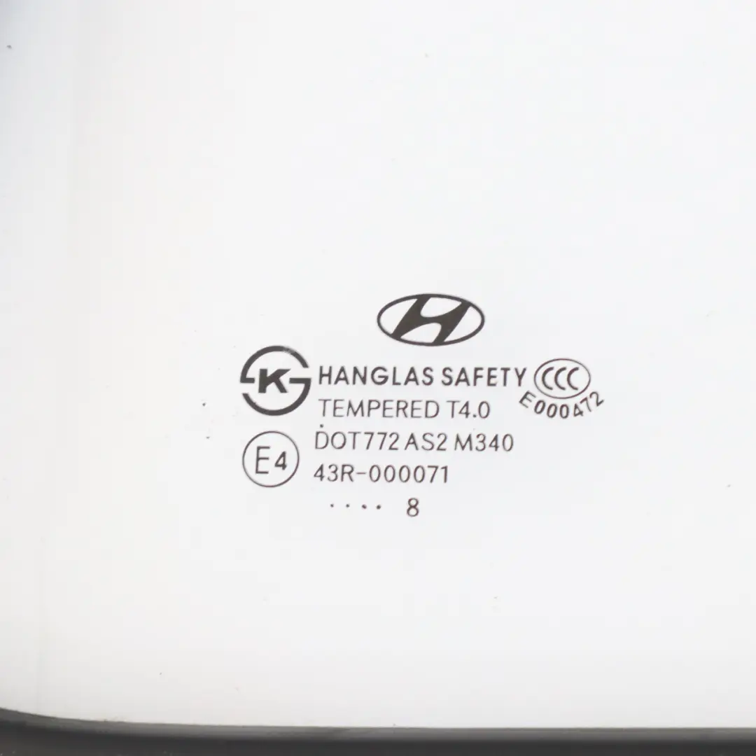 Hyundai H-1 Partition Cargo Barrier Glass Glazing AS2 - SKU 85775-4H500 - Part number 85775-4H500