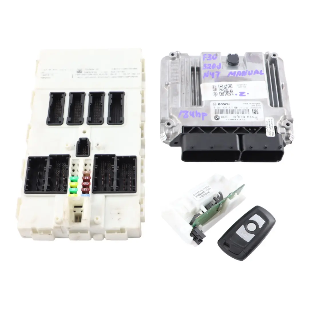 184HP N47N Motore ECU Kit DDE FEM Chiave per BMW F20 120D F30 320D con numero di parte 8578944 BMW F20 120D F30 320D 184HP N47N Motore ECU Kit DDE FEM Chiave - SKU 8578944-2 - Numero di parte 8578944