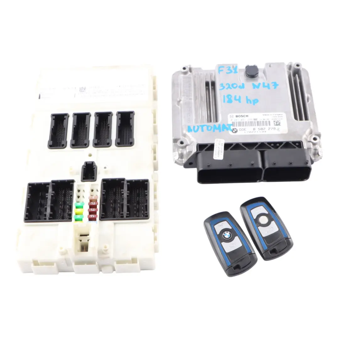 N47N 184HP Kit ECU DDE Llaves FEM para BMW F20 F30 F32 120D 320D 420D Diesel con número de pieza 8582279 BMW F20 F30 F32 120D 320D 420D Diesel N47N 184HP Kit ECU DDE Llaves FEM - SKU 8582279-3 - Número de pieza 8582279