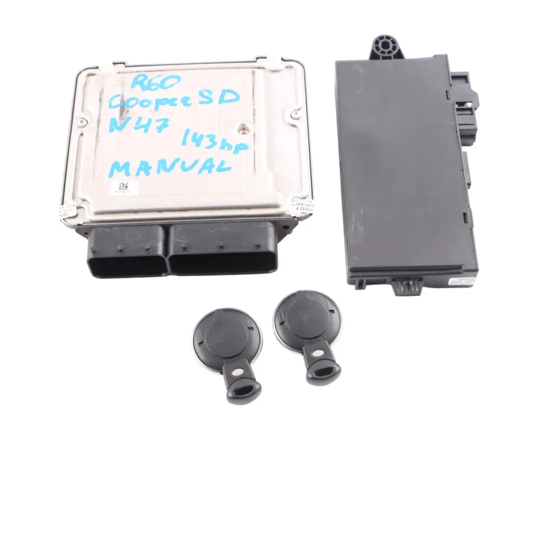 Mini R60 Cooper SD N47N 2.0 143HP Engine ECU Kit DDE CAS3 Key Manual - SKU 8583423-3 - Numéro de pièce 8583423