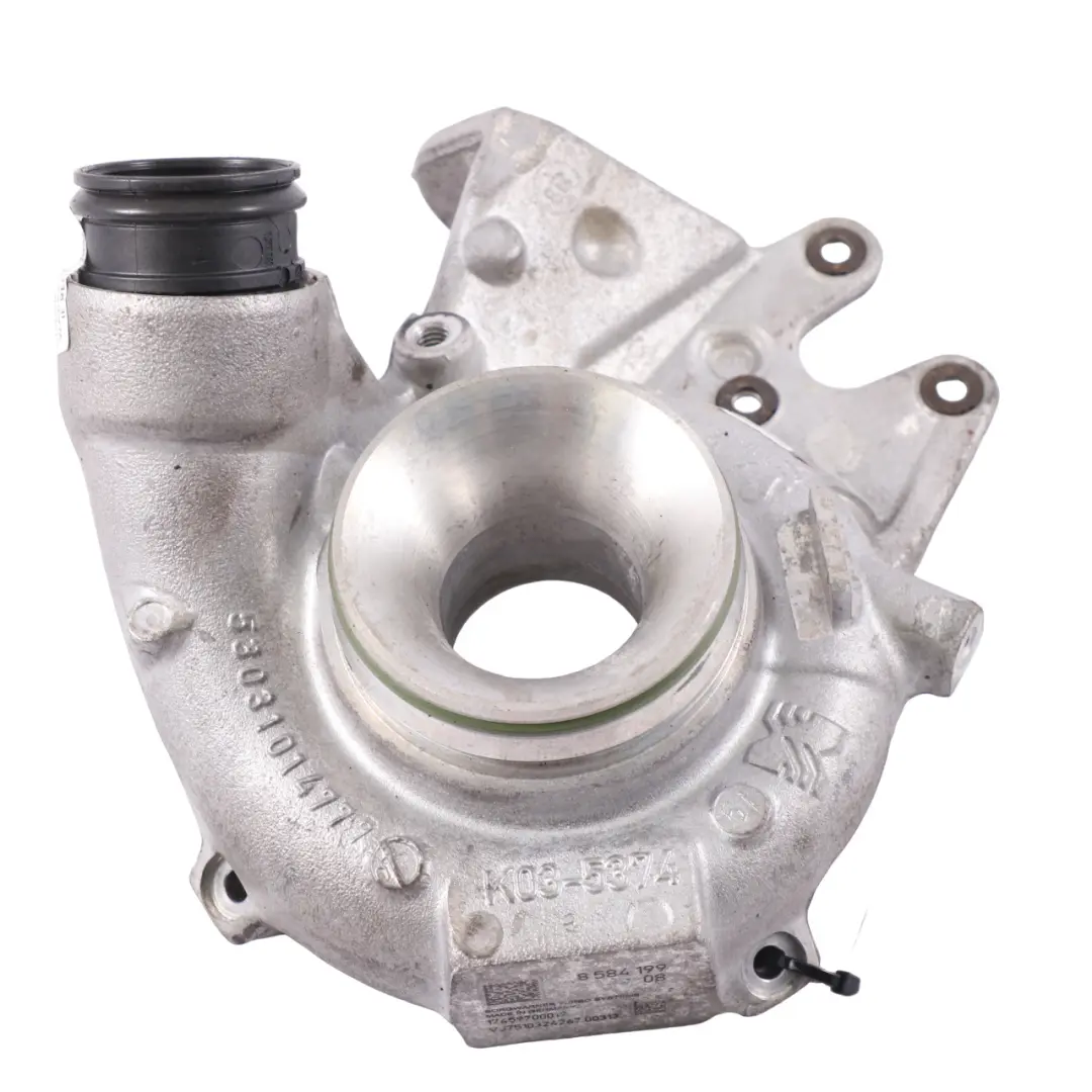 B47 Turbocharger Housing Intake to BMW F39 F40 F48 Mini F56 F60 Diesel with Part number 8584200 BMW F39 F40 F48 Mini F56 F60 Diesel B47 Turbocharger Housing Intake - SKU 8584200-1 - Part number 8584200