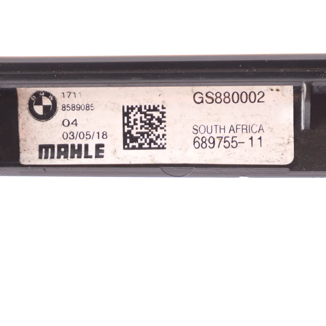 Radiator Cover BMW X3 G01 X4 G02 Diesel Radiator Cooler Bracket Left N/S to with Part number 8589085 Radiator Cover BMW X3 G01 X4 G02 Diesel Radiator Cooler Bracket Left N/S - SKU 8589085 - Part number 8589085