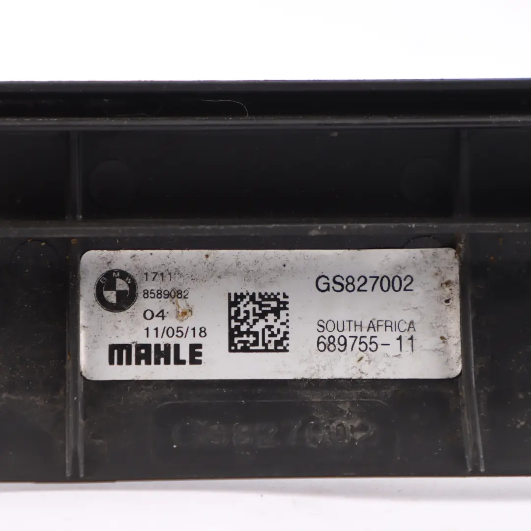 Radiator Cover BMW X3 G01 Bracket Top Upper Radiator Trim Panel to with Part number 8590082 Radiator Cover BMW X3 G01 Bracket Top Upper Radiator Trim Panel - SKU 8590082 - Part number 8590082