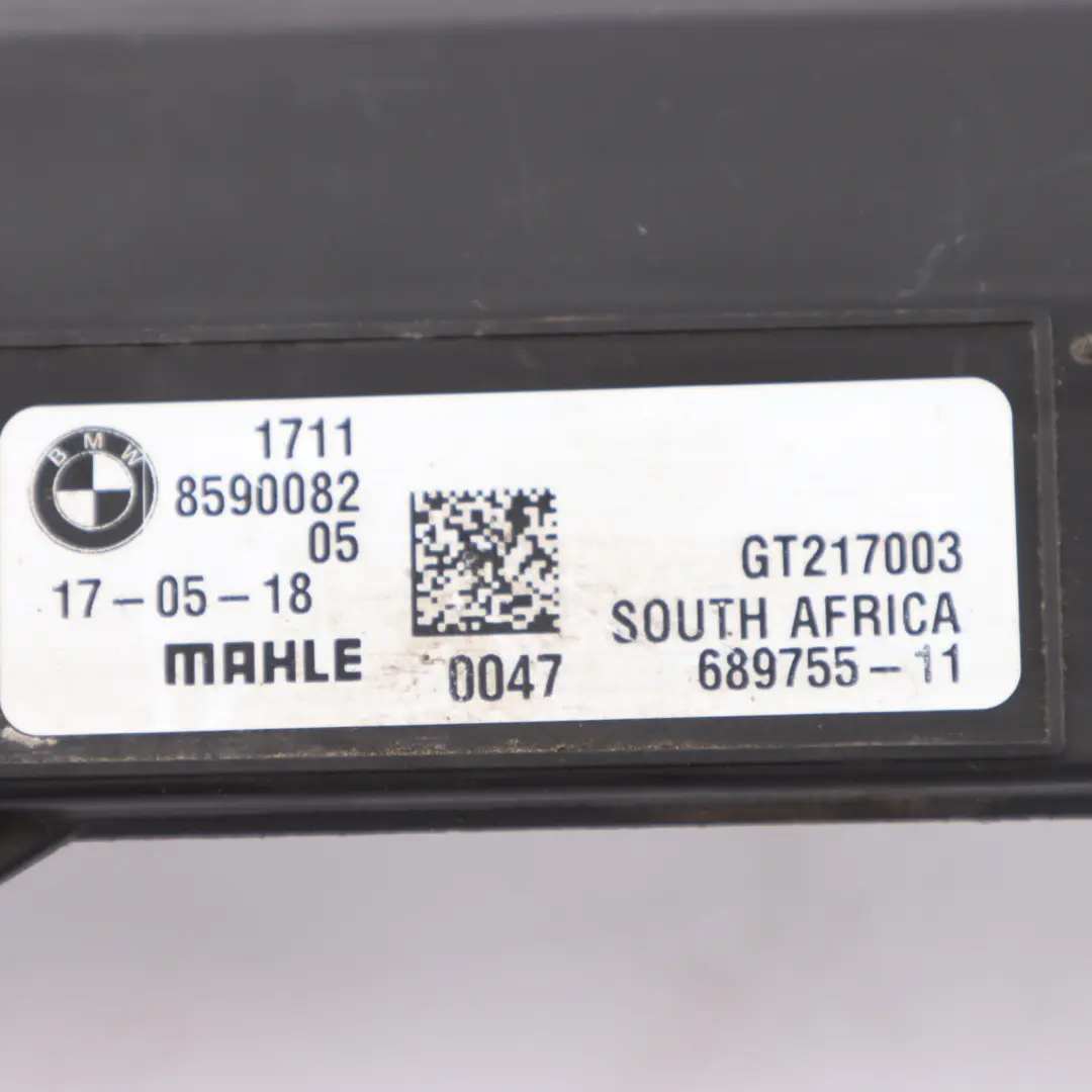 Radiator Cover BMW X3 G01 Bracket Top Upper Radiator Trim Panel to with Part number 8590082 Radiator Cover BMW X3 G01 Bracket Top Upper Radiator Trim Panel - SKU 8590082 - Part number 8590082