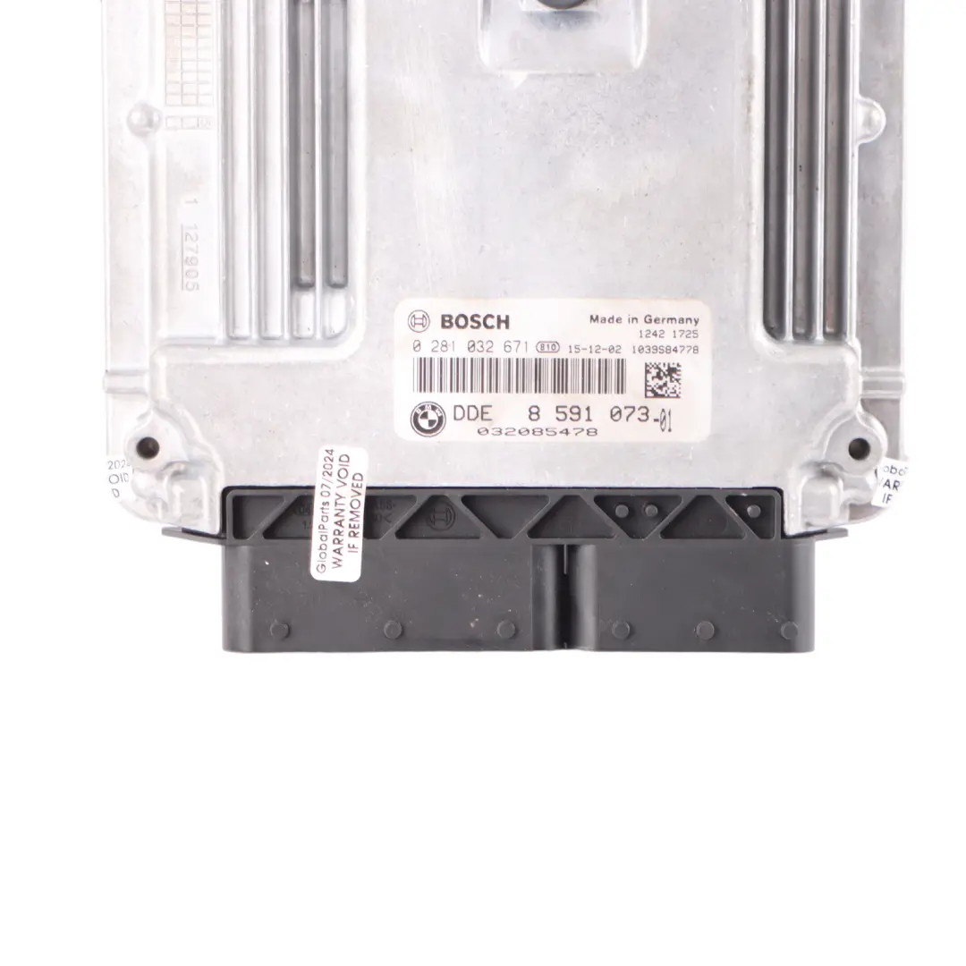 B47 190HP Engine Control Unit ECU DDE Manual to BMW F10 F11 LCI 520d with Part number 8591073 BMW F10 F11 LCI 520d B47 190HP Engine Control Unit ECU DDE Manual - SKU 8591073-7 - Part number 8591073