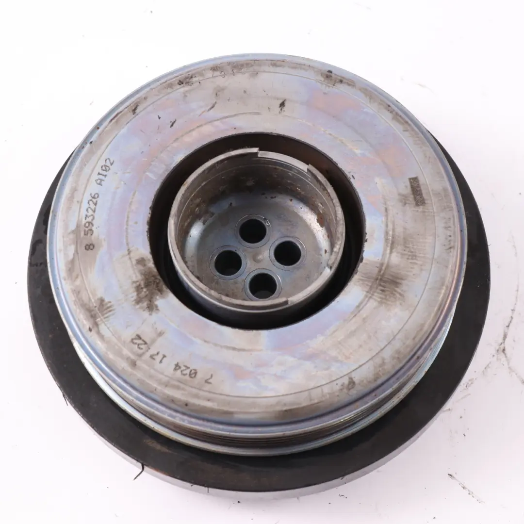 Vibration Damper BMW F20 F21 F30 LCI Diesel B47 Crankshaft Pulley Wheel to with Part number 8593226 Vibration Damper BMW F20 F21 F30 LCI Diesel B47 Crankshaft Pulley Wheel - SKU 8593226 - Part number 8593226