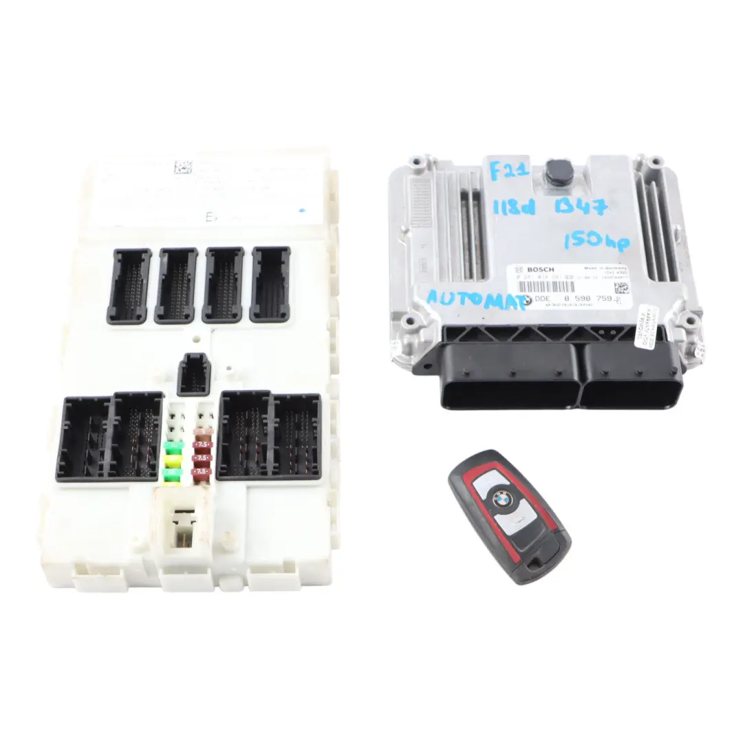 150HP B47 ECU DDE Engine Control Unit Automatic to BMW F20 F30 LCI Diesel with Part number 8598759 BMW F20 F30 LCI Diesel 150HP B47 ECU DDE Engine Control Unit Automatic - SKU 8598759-3 - Part number 8598759