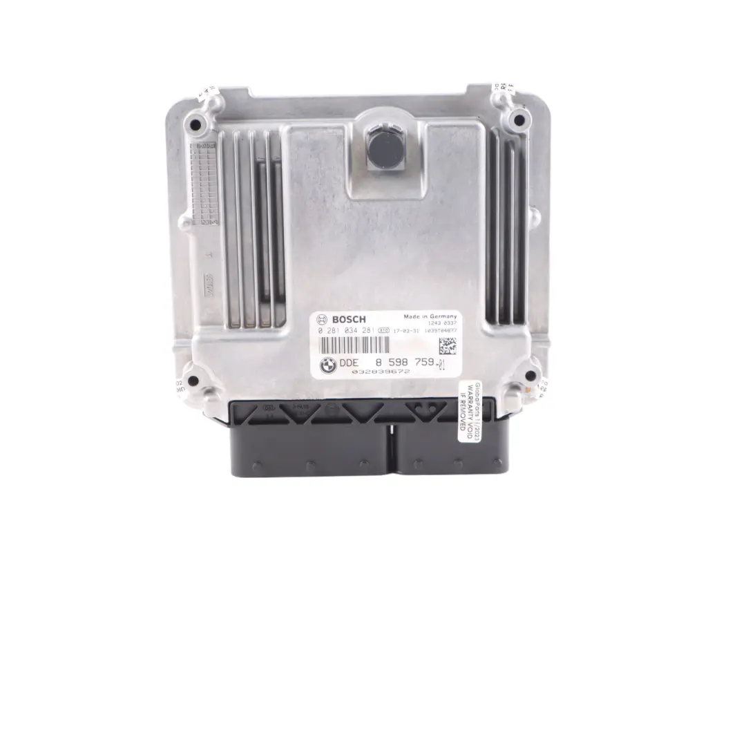 163HP B47 Engine Unit ECU Kit DDE Automatic to BMW F20 F30 LCI 120d 320d with Part number 8598759 BMW F20 F30 LCI 120d 320d 163HP B47 Engine Unit ECU Kit DDE Automatic - SKU 8598759-4 - Part number 8598759