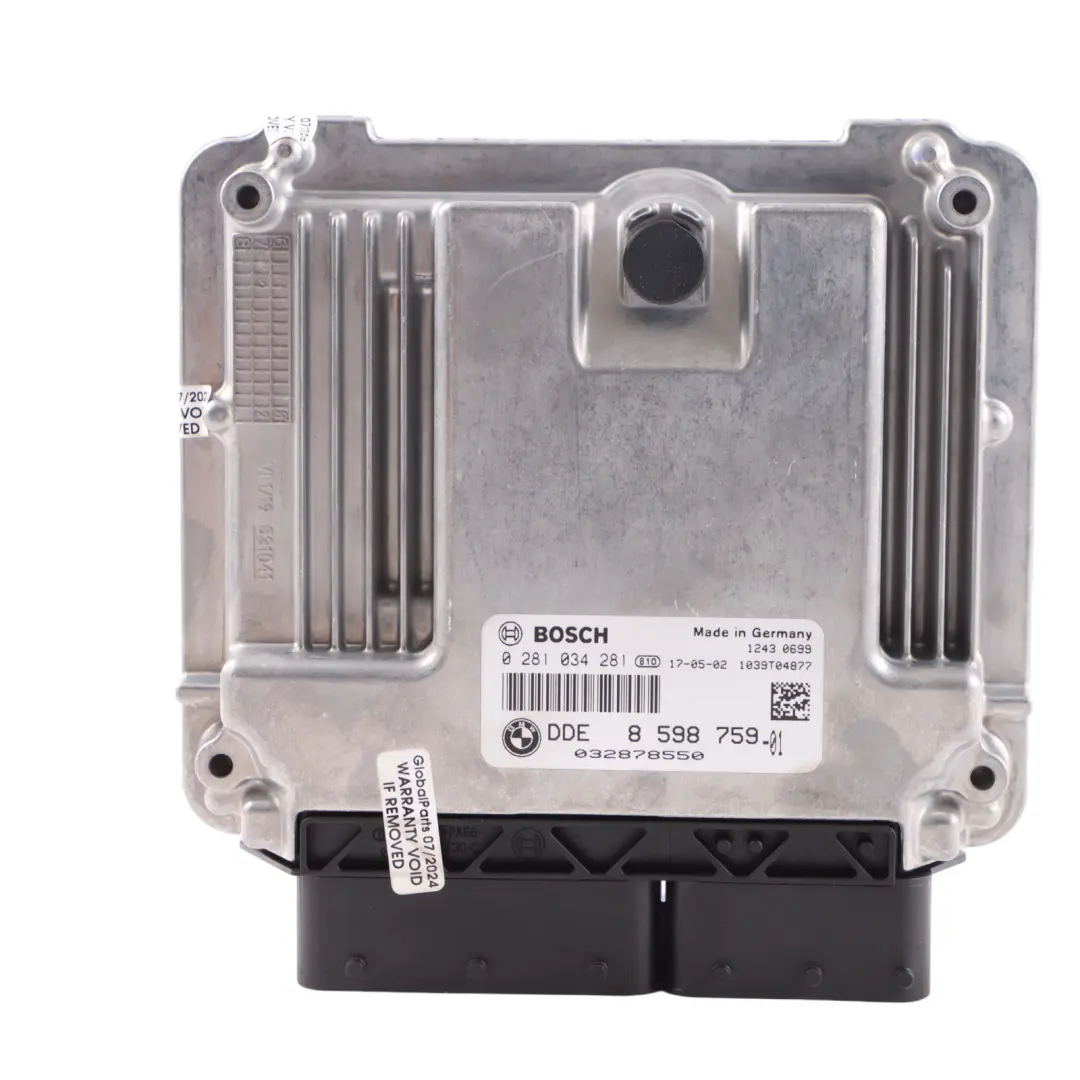 BMW F30 LCI Diesel 320dX 190HP B47 ECU DDE Engine Control Unit Automatic - SKU 8598759-5 - Part number 8598759