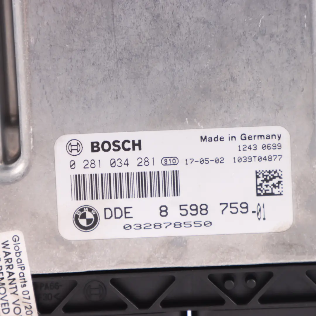 BMW F30 LCI Diesel 320dX 190HP B47 ECU DDE Engine Control Unit Automatic - SKU 8598759-5 - Part number 8598759