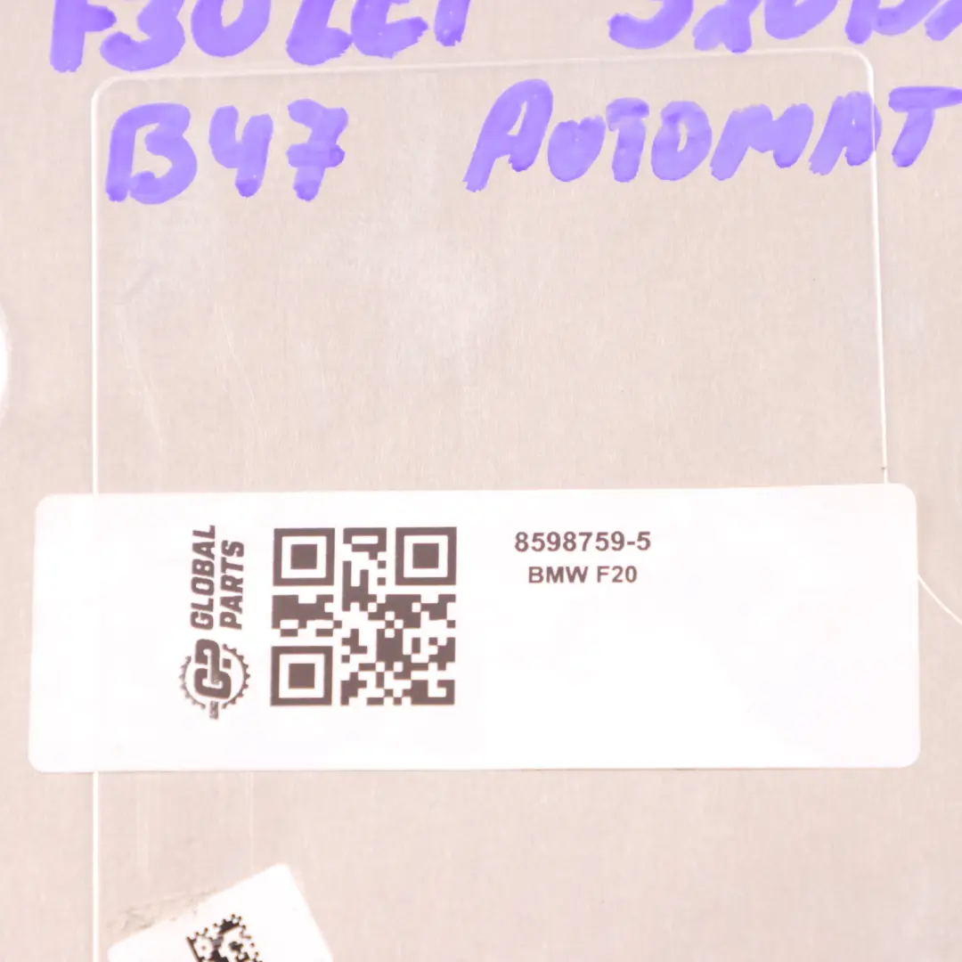 320dX 190HP B47 ECU DDE Engine Control Unit Automatic to BMW F30 LCI Diesel with Part number 8598759 BMW F30 LCI Diesel 320dX 190HP B47 ECU DDE Engine Control Unit Automatic - SKU 8598759-5 - Part number 8598759