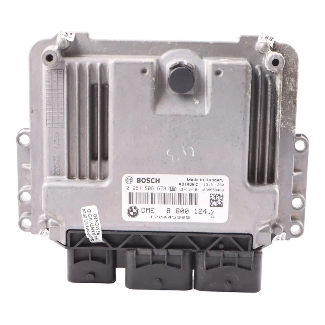 Mini Cooper R56 LCI R60 N16 122HP Unidad Control Motor Módulo ECU DME 8600124
