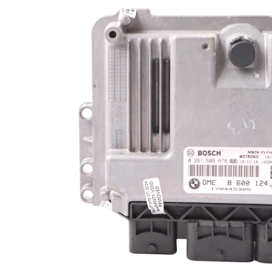 Mini Cooper R56 LCI R60 N16 122HP Engine Control Unit Module ECU DME - SKU 8600124-6 - Part number 8600124