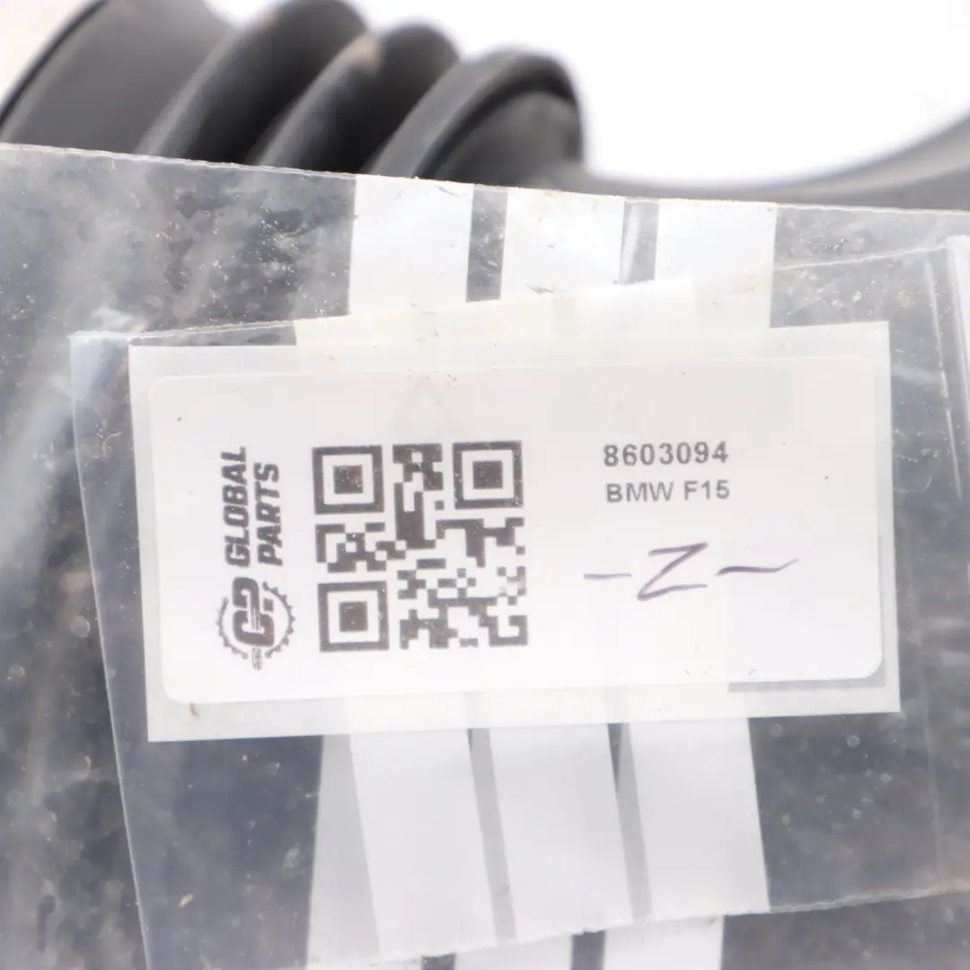 28iX 40eX N20 Intake Inlet Air Flow Duct Guide Channel to BMW X5 F15 with Part number 8603094 BMW X5 F15 28iX 40eX N20 Intake Inlet Air Flow Duct Guide Channel - SKU 8603094 - Part number 8603094