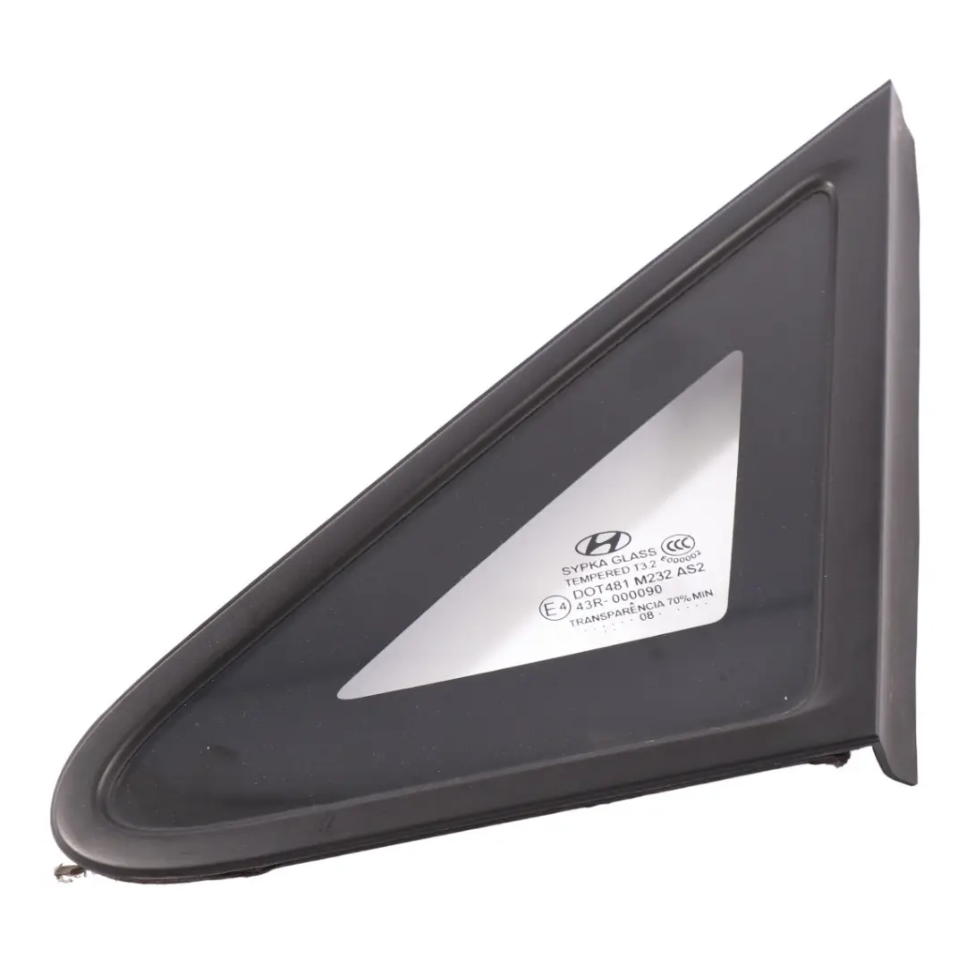 Finestrino laterale anteriore sinistro Triangolo Vetro AS2 per Hyundai H-1 con numero di parte 86170-4H050 Hyundai H-1 Finestrino laterale anteriore sinistro Triangolo Vetro AS2 - SKU 86170-4H050 - Numero di parte 86170-4H050