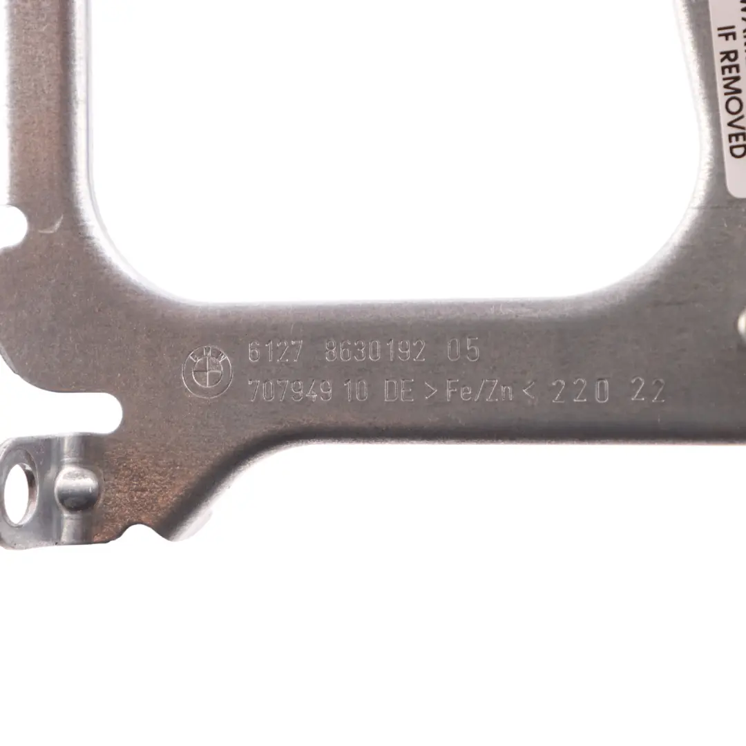Mount Holder SME Battery Management Bracket to BMW G11 G12 G20 G30 G31 LCI with Part number 8630192 BMW G11 G12 G20 G30 G31 LCI Mount Holder SME Battery Management Bracket - SKU 8630192 - Part number 8630192