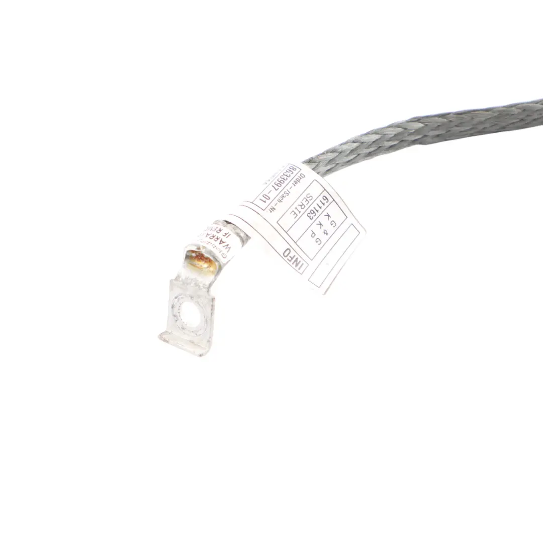 Ground Line BMW G11 G12 G20 G30 G31 Battery Earth Cable Wire to with Part number 8633997 Ground Line BMW G11 G12 G20 G30 G31 Battery Earth Cable Wire - SKU 8633997 - Part number 8633997