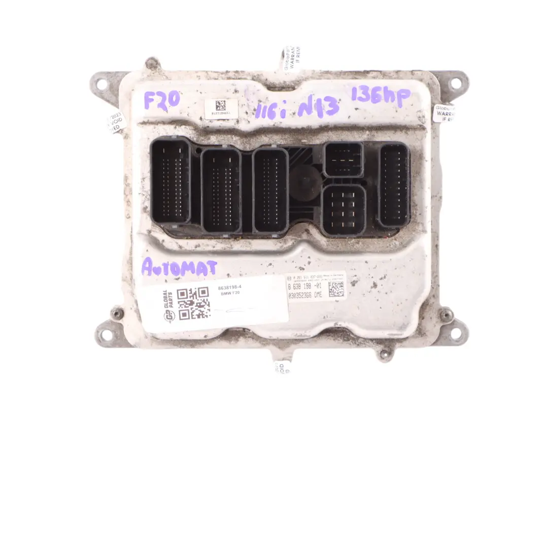 BMW F20 F30 116i 316i N13 136HP Engine ECU Kit DME 8625241 FEM Key Manual - SKU 8638198-4 - Part number 8638198