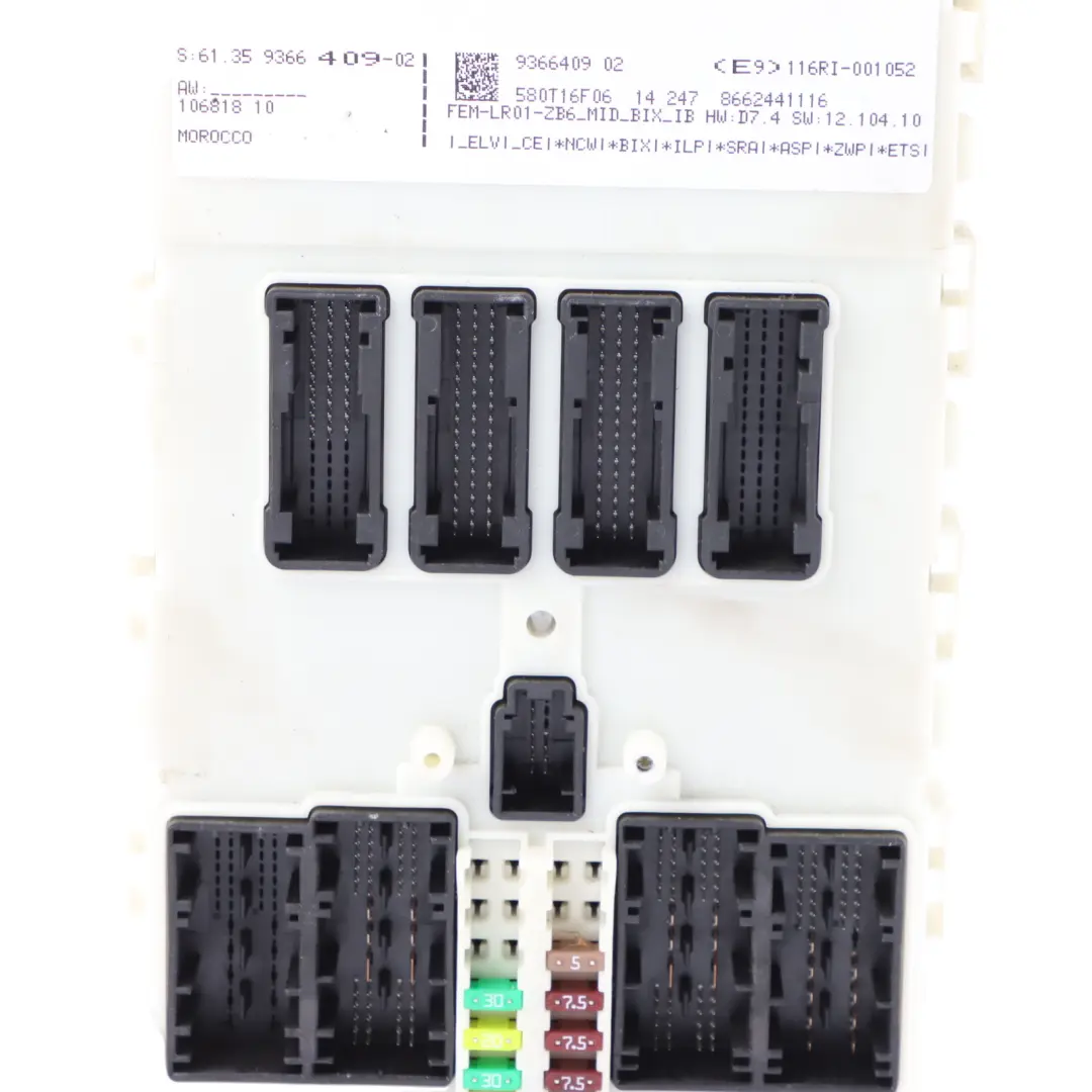 136HP Engine ECU Kit DME 8625241 FEM Key Manual to BMW F20 F30 116i 316i N13 with Part number 8638198 BMW F20 F30 116i 316i N13 136HP Engine ECU Kit DME 8625241 FEM Key Manual - SKU 8638198-4 - Part number 8638198