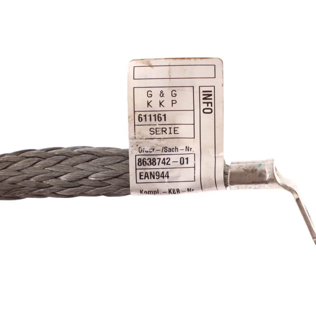 Ground Line Battery Earth Cable Wire Cable to BMW G11 G12 G20 G30 with Part number 8638742 BMW G11 G12 G20 G30 Ground Line Battery Earth Cable Wire Cable - SKU 8638742 - Part number 8638742