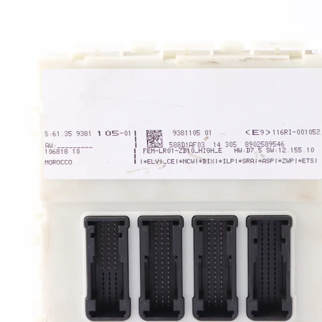 BMW F30 320i F32 420i Xd N20 184HP Engine Unit ECU Kit DME Manual - SKU 8639595-5 - Part number 8639595