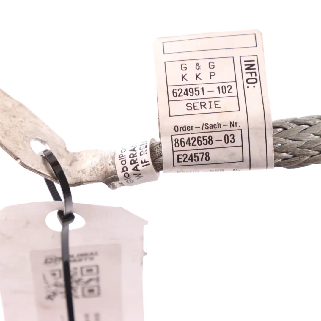 Earth Ground Line Cable Transmission Gearbox to BMW G11 LCI G12 LCI G30 with Part number 8642658 BMW G11 LCI G12 LCI G30 Earth Ground Line Cable Transmission Gearbox - SKU 8642658 - Part number 8642658