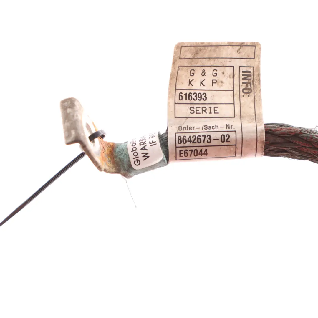 B48X Ground Earth Wire Equipotential Bonding LEB to BMW F30 LCI 330e Engine with Part number 8642673 BMW F30 LCI 330e Engine B48X Ground Earth Wire Equipotential Bonding LEB - SKU 8642673 - Part number 8642673