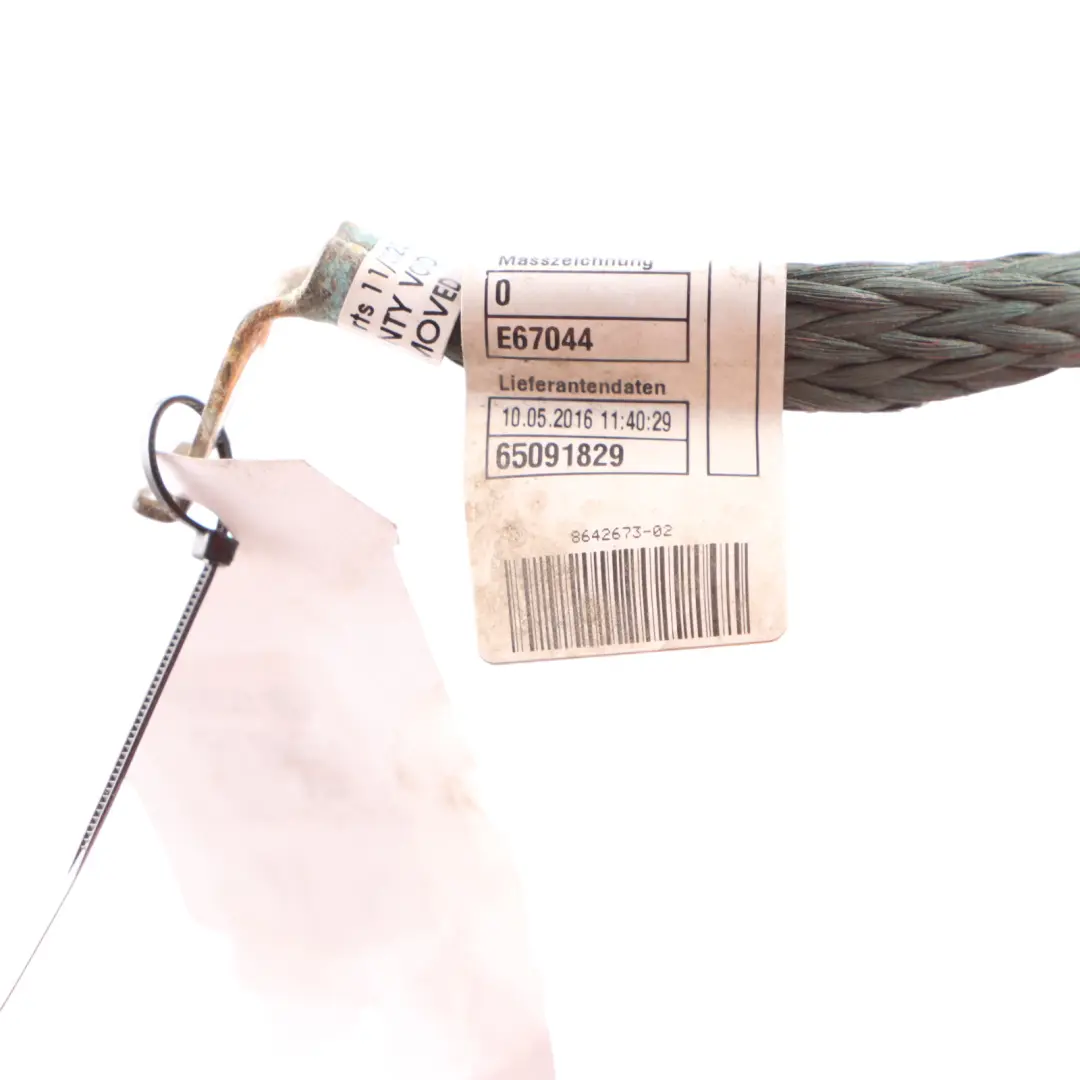 BMW F30 LCI 330e Engine B48X Ground Earth Wire Equipotential Bonding LEB - SKU 8642673 - Part number 8642673