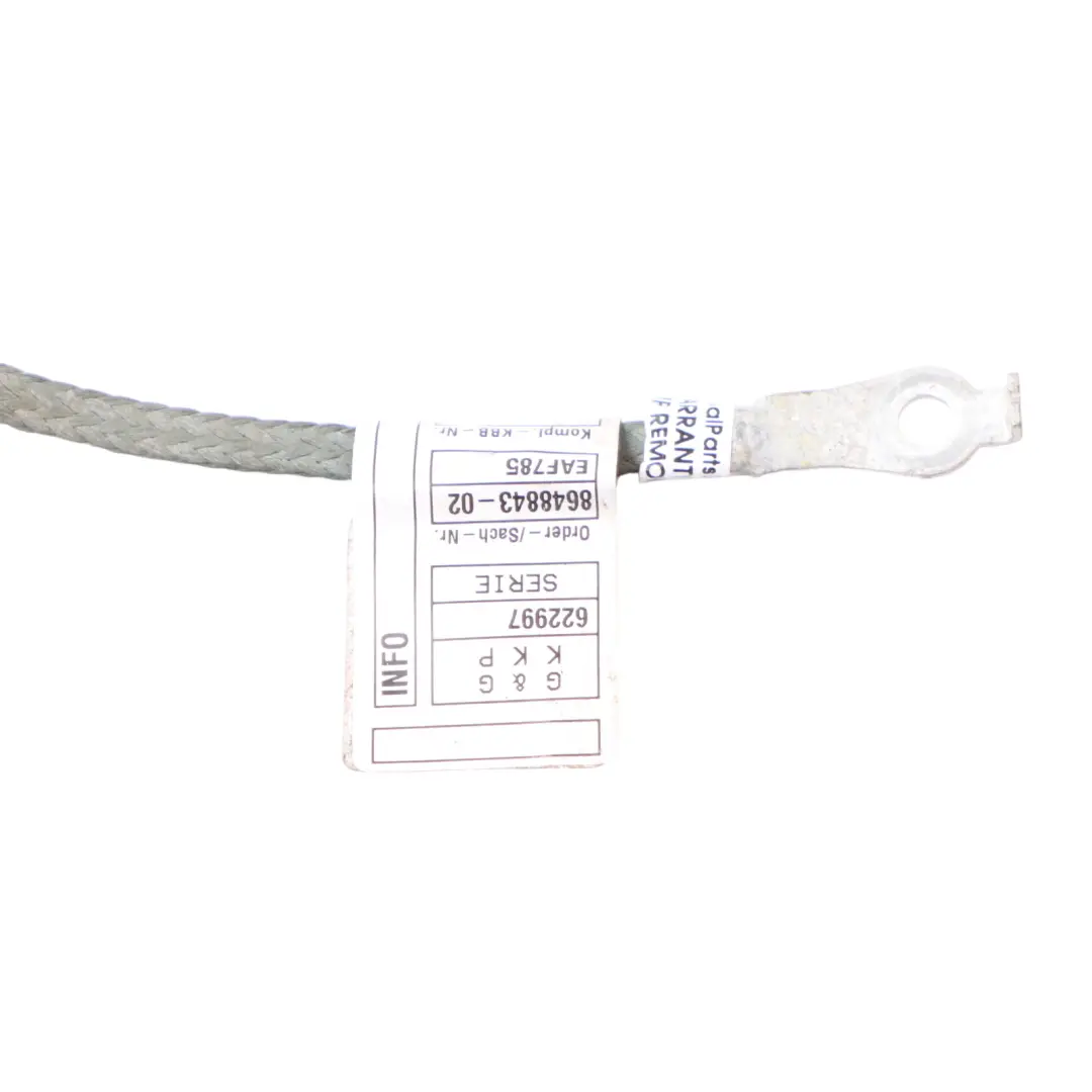 B38X High Voltage Accumulator Negative Ground Cable BMW F45 Mini F60 - SKU 8648843 - Part number 8648843