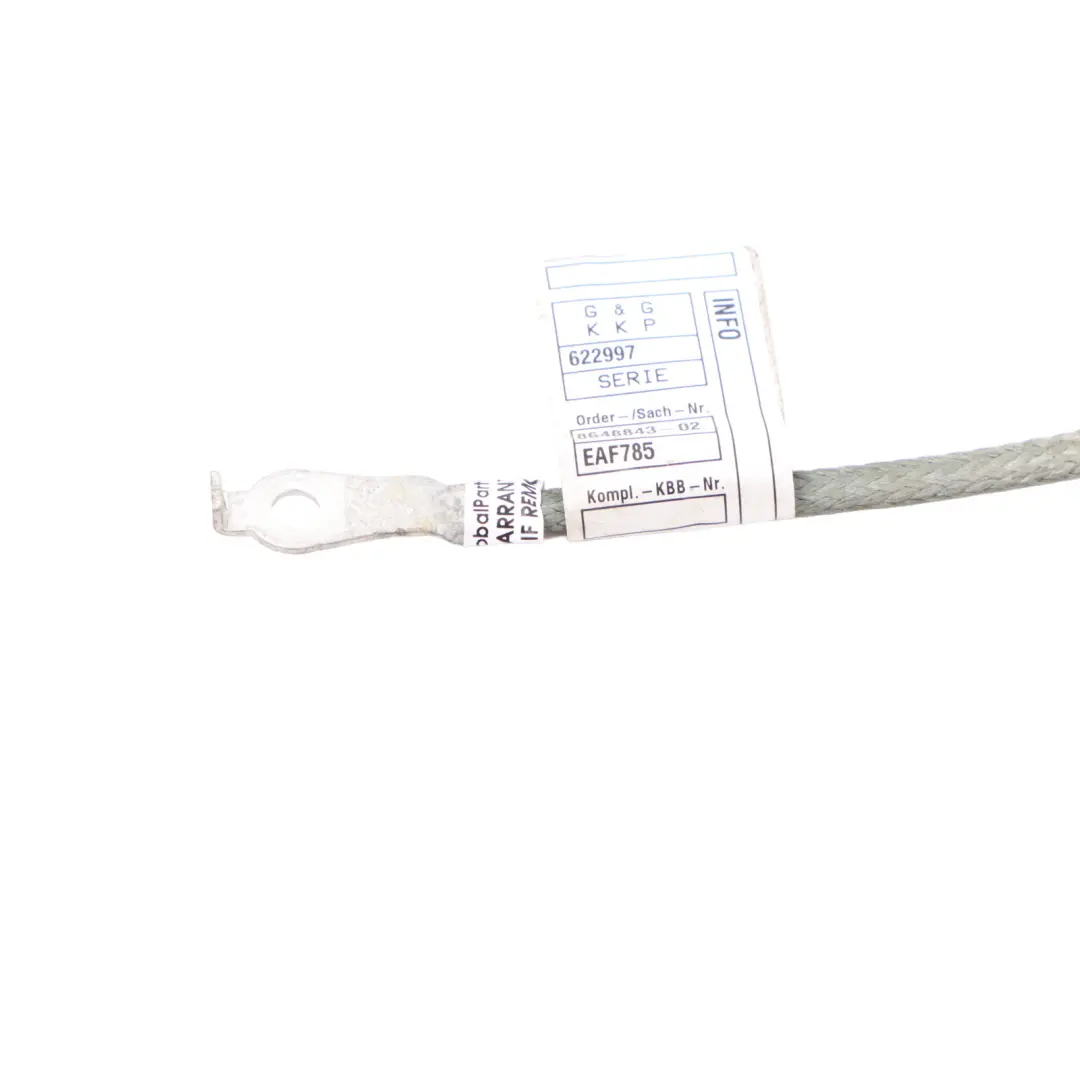 B38X High Voltage Accumulator Negative Ground Cable BMW F45 Mini F60 - SKU 8648843 - Part number 8648843