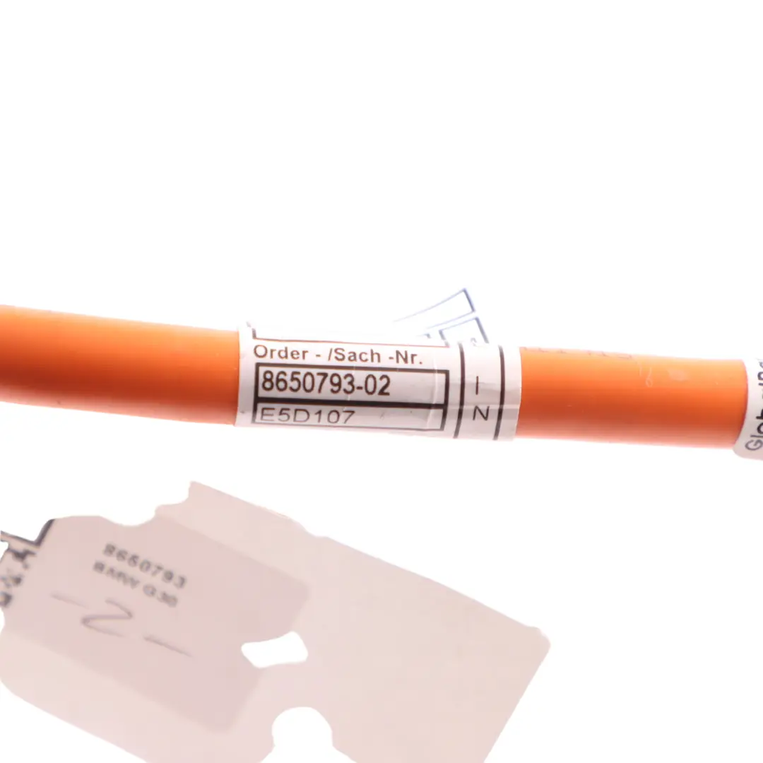 Accumulator Battery Negative Ground Cable Wiring Plug to BMW G11 G12 G20 HV with Part number 8650793 BMW G11 G12 G20 HV Accumulator Battery Negative Ground Cable Wiring Plug - SKU 8650793 - Part number 8650793