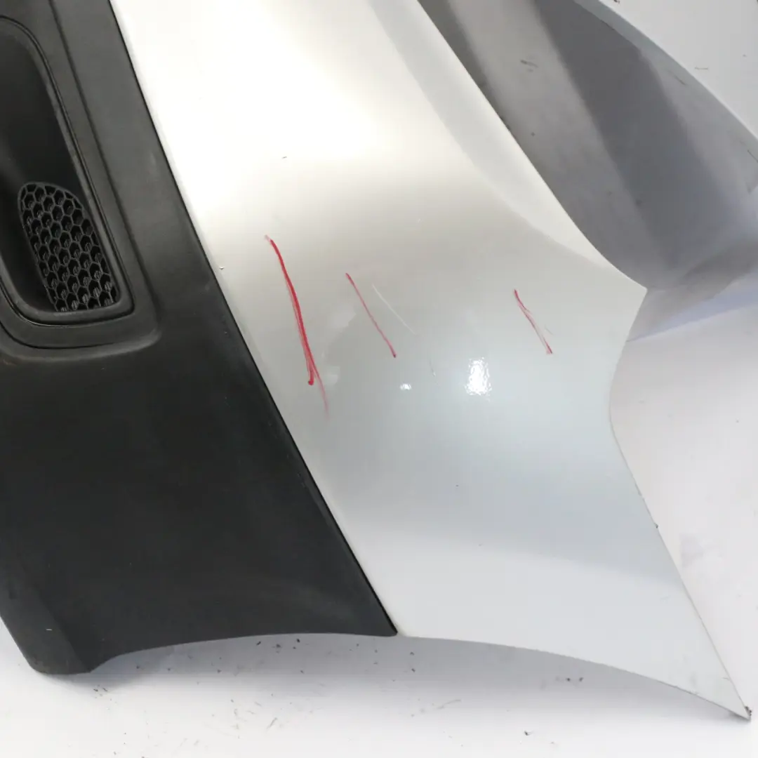 Front Bumper Trim Panel Covering Sleek Silver Metallic to Hyundai H-1 with Part number 865124H000 Hyundai H-1 Front Bumper Trim Panel Covering Sleek Silver Metallic - SKU 865124H000-SLS - Part number 865124H000