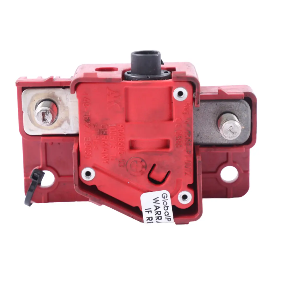 Conector Auxiliar Fusible Pyro Pinza Batería para BMW F30 HV con número de pieza 8676222 BMW F30 HV Conector Auxiliar Fusible Pyro Pinza Batería - SKU 9343605 - Número de pieza 8676222