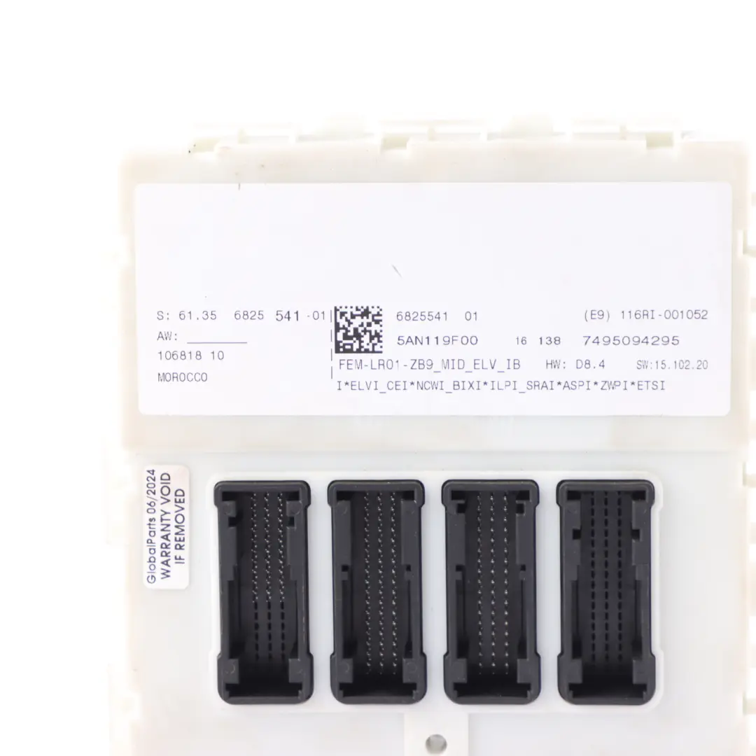 BMW F30 F31 320i B48 ECU Kit Engine Control Unit DME Keys FEM Manual - SKU 8676533-1 - Part number 8676533