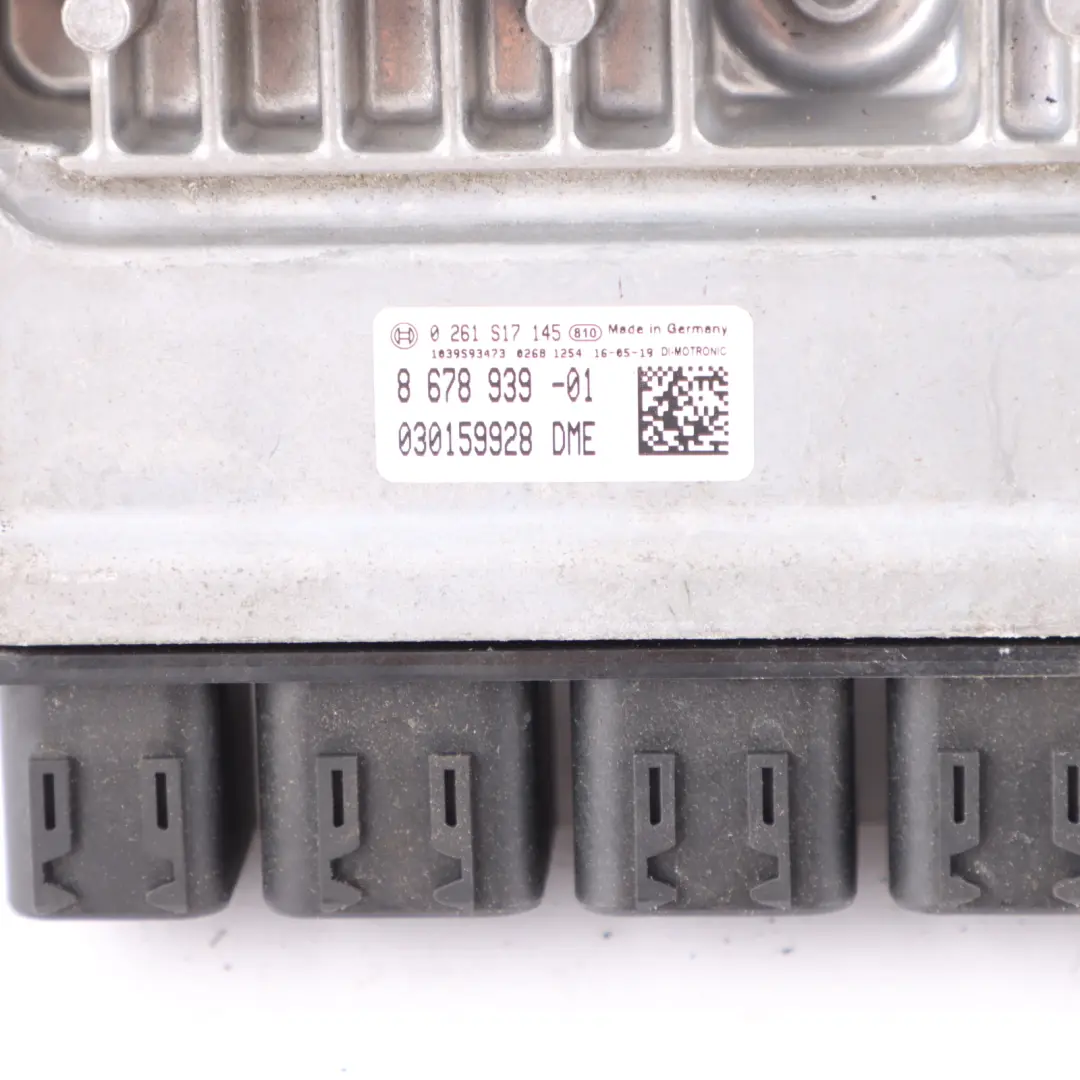 B48X Engine Control Unit ECU Kit DME FEM Key to BMW F30 F31 LCI 330e with Part number 8678939 BMW F30 F31 LCI 330e B48X Engine Control Unit ECU Kit DME FEM Key - SKU 8678939 - Part number 8678939