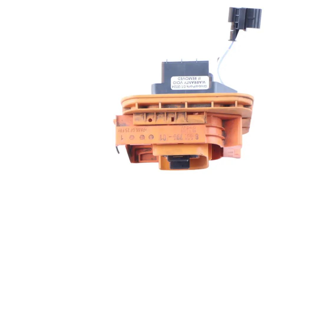 G38 HV High Voltage Connector Housing Cover Trim to BMW G11 G12 G20 G30 with Part number 8679679 BMW G11 G12 G20 G30 G38 HV High Voltage Connector Housing Cover Trim - SKU 8679679 - Part number 8679679