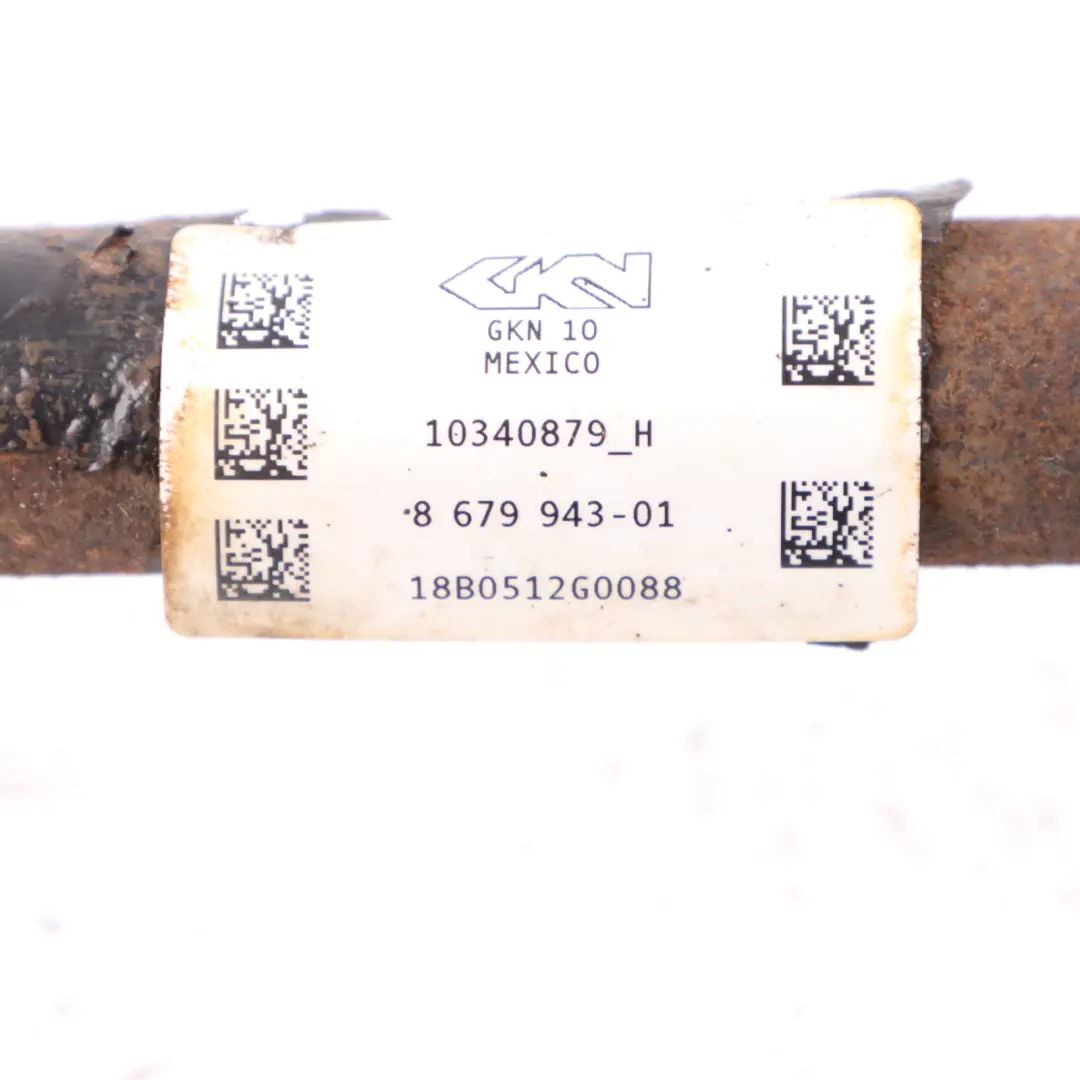 30dX B57 Diesel Drive Shaft Rear Axle Left N/S Output Shaft to BMW X3 G01 with Part number 8679943 BMW X3 G01 30dX B57 Diesel Drive Shaft Rear Axle Left N/S Output Shaft - SKU 8679943 - Part number 8679943