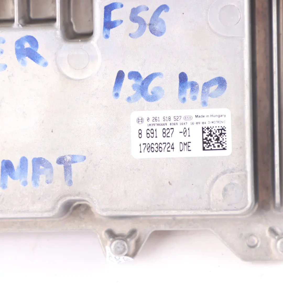 Mini Cooper F56 B38 136HP Petrol Engine ECU Kit DME BDC + Keys Automatic - SKU 8691827-3 - Part number 8691827