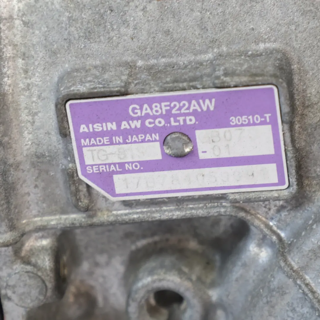 Boîte Vitesses Automatique BMW X1 F48 Mini F54 F60 GA8F22AW GARANTIE pour à propos du numéro de pièce 8695808 Boîte Vitesses Automatique BMW X1 F48 Mini F54 F60 GA8F22AW GARANTIE - SKU 8695808 - Numéro de pièce 8695808