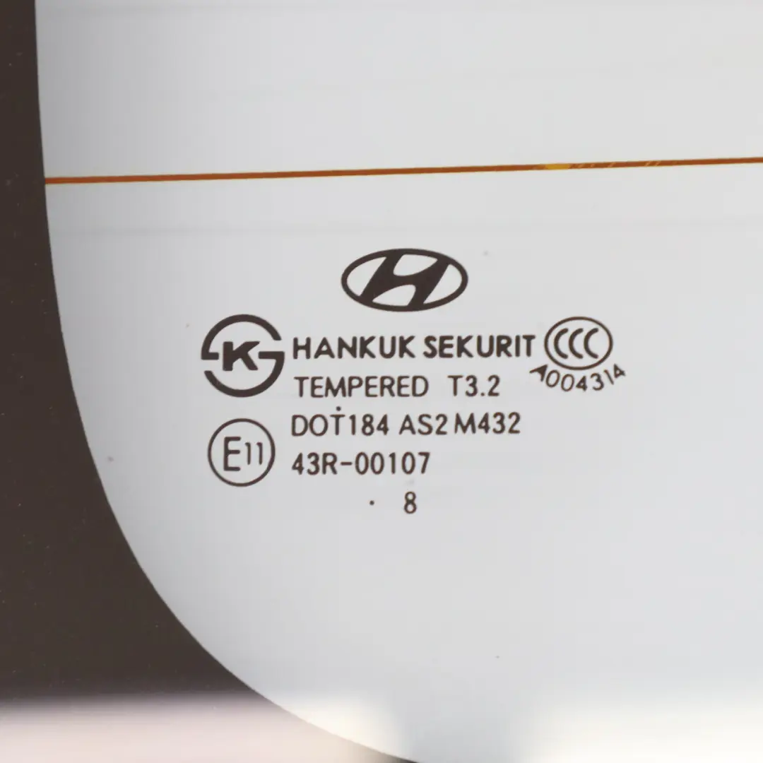 Hyundai H-1 Portellone posteriore finestra destra vetro AS2 - SKU 87120-4H830 - Numero di parte 87120-4H830