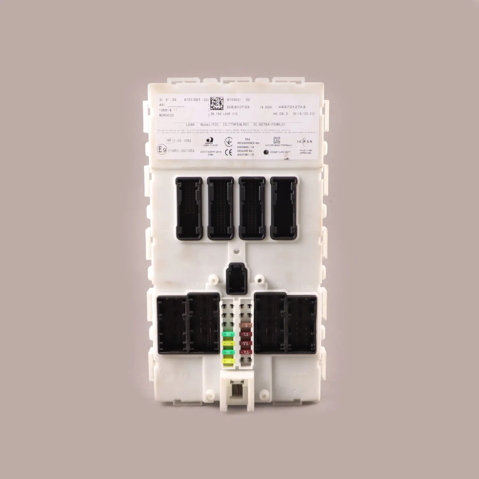 BMW F20 F21 F31 F32 F87 module comfort commande de la carrosserie BCM 8733501