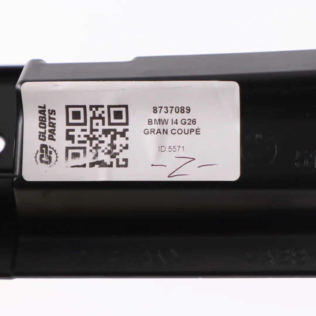 Side Skirt Support Mount Bracket Holder Guide Rear Left N/S to BMW G26 with Part number 8737089 BMW G26 Side Skirt Support Mount Bracket Holder Guide Rear Left N/S - SKU 8737089 - Part number 8737089