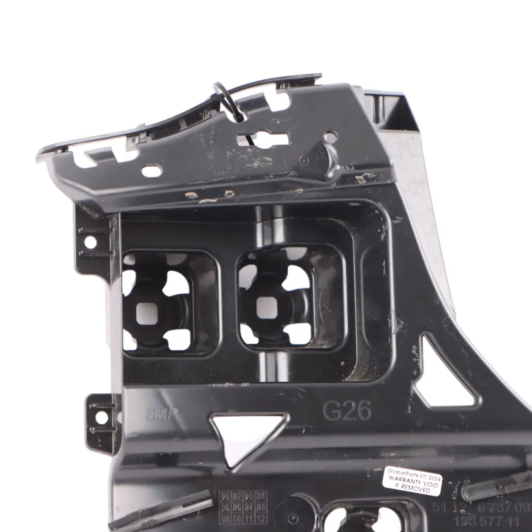 Bumper Bracket Rear Left N/S Support Holder Mounting to BMW G26 with Part number 8737093 BMW G26 Bumper Bracket Rear Left N/S Support Holder Mounting - SKU 8737093 - Part number 8737093