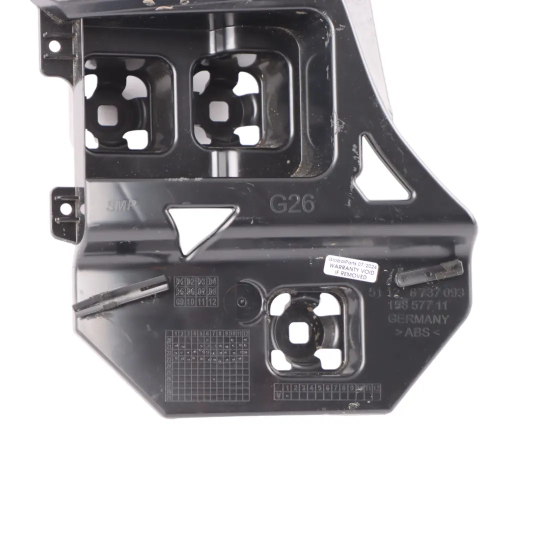 Bumper Bracket Rear Left N/S Support Holder Mounting to BMW G26 with Part number 8737093 BMW G26 Bumper Bracket Rear Left N/S Support Holder Mounting - SKU 8737093 - Part number 8737093