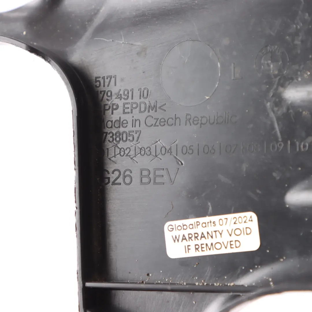 Compartment Shield Adapter Cover Panel Front Left N/S to BMW i4 G26 Engine with Part number 8738057 BMW i4 G26 Engine Compartment Shield Adapter Cover Panel Front Left N/S - SKU 8738057 - Part number 8738057