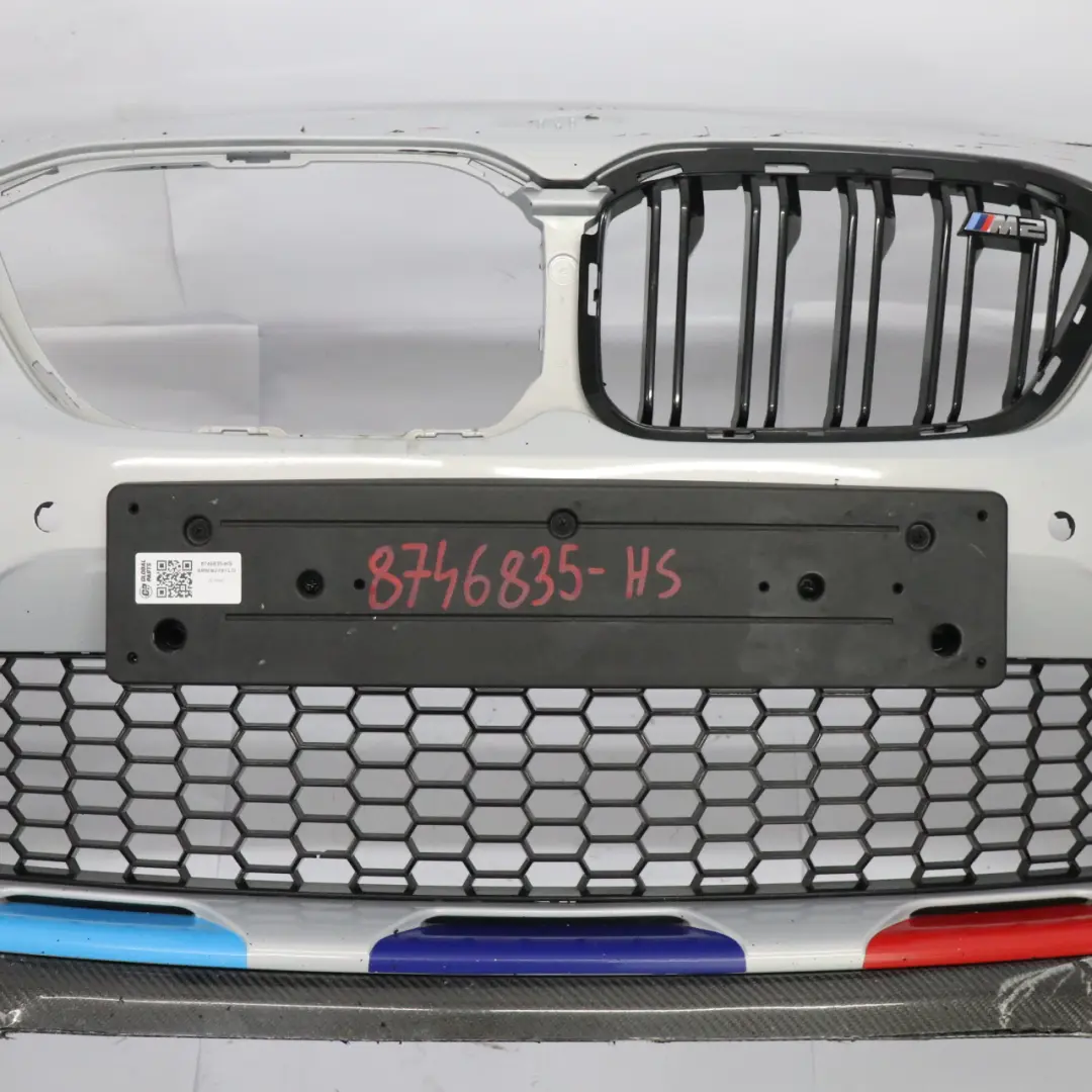 Zderzak Przedni Hockenheim Silver Srebrny Metalik - C33 do BMW F87 M2 o numerze 8746835 BMW F87 M2 Zderzak Przedni Hockenheim Silver Srebrny Metalik - C33 - SKU 8746835-HS - Numer Części 8746835