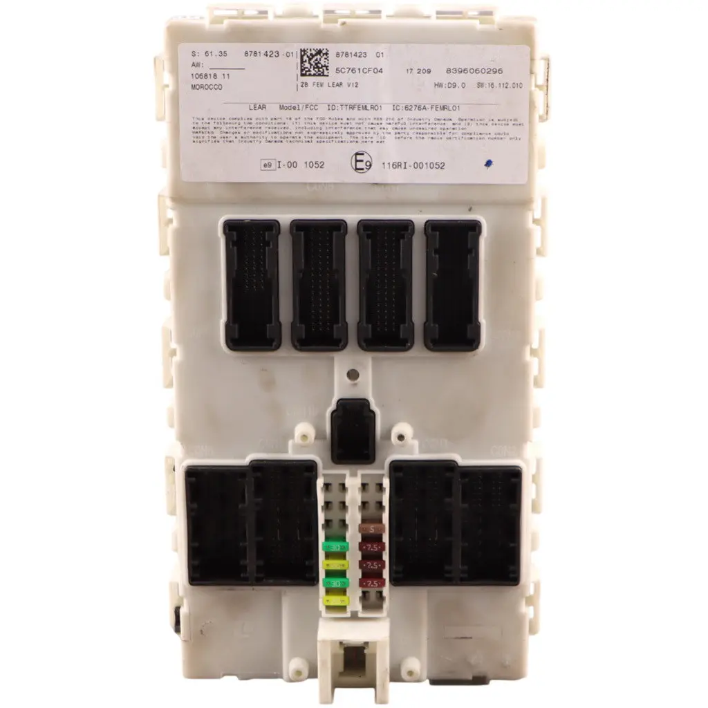 Moduł Sterownik BCM FEM do BMW F30 o numerze 8781423 BMW F30 Moduł Sterownik BCM FEM - SKU 8781423 - Numer Części 8781423