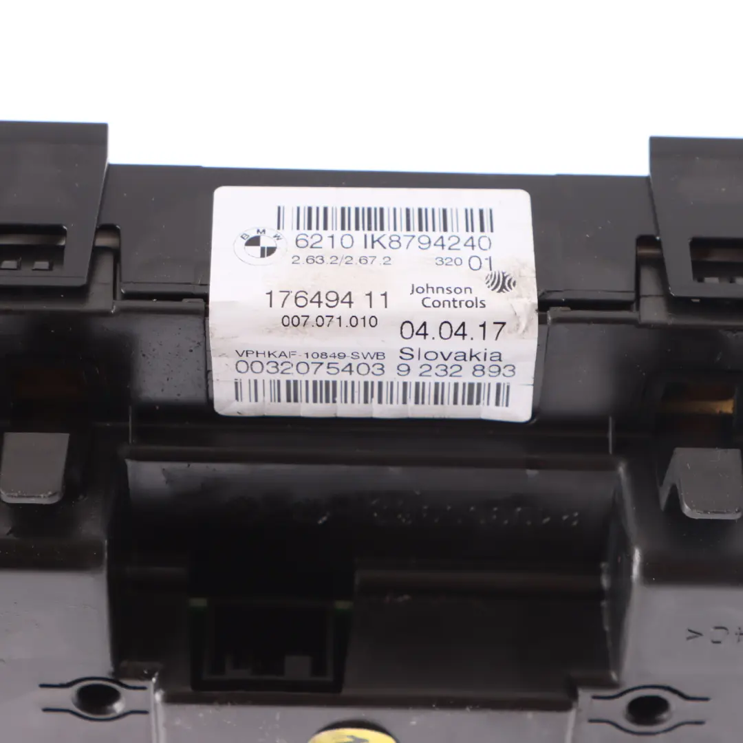BMW F30 F31F32 F36 Instrument Cluster Speedometer Speedo Automatic - SKU 8794240 - Part number 8794240
