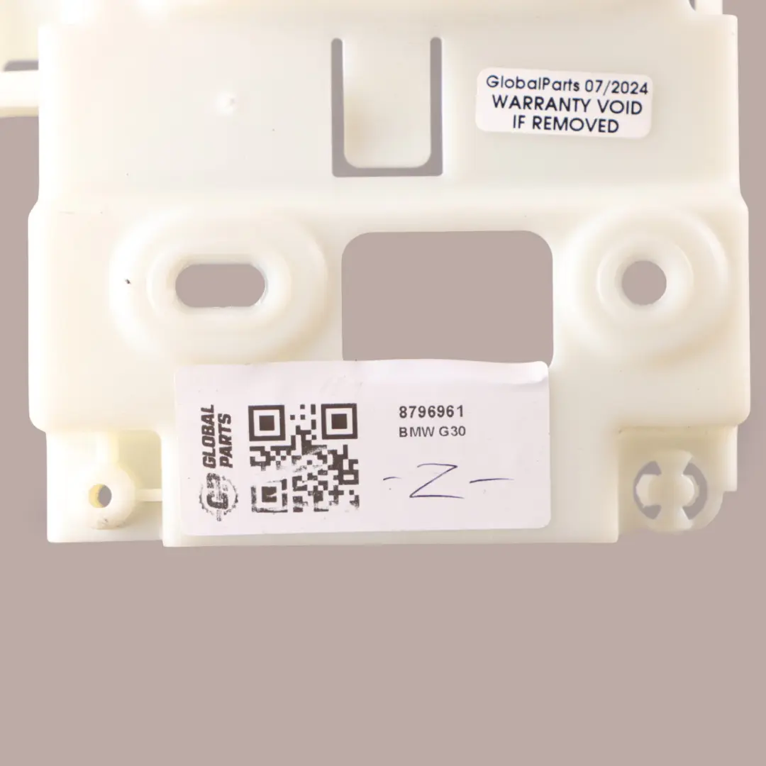Charging Mounting Module Holder to BMW G30 Battery with Part number 8796961 BMW G30 Battery Charging Mounting Module Holder - SKU 8796961 - Part number 8796961